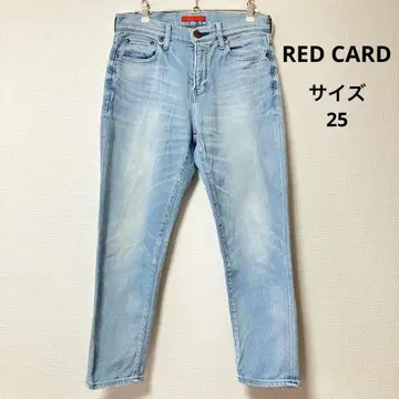 RED CARD Synchronicity 앵클 데님 사이즈 25