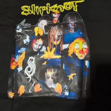 Slipknot 티셔츠 블랙 앞뒤 프린트