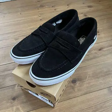 VANS 슬립온 블랙 로퍼 26cm V196CF 반스