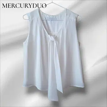 컨디션 최상 / MERCURYDUO 2way 태국 슬리브리스 블라우스