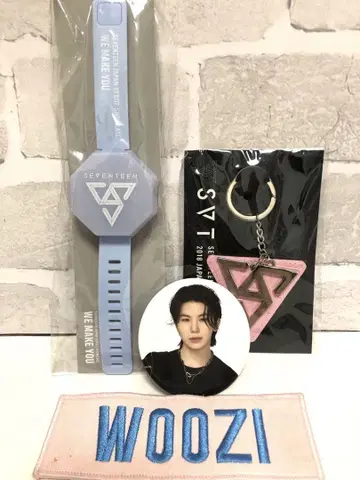 SEVENTEEN 우지 와펜 캔뱃지 키링 라이트 팔찌