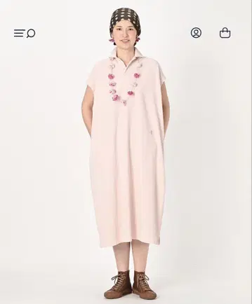 45R 진바카노코의 33가지 색상 폴로 드레스