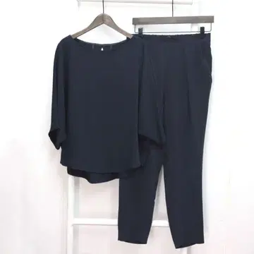 리에스 멜로즈 네이비 돌먼 슬리브 팬츠 셋업
