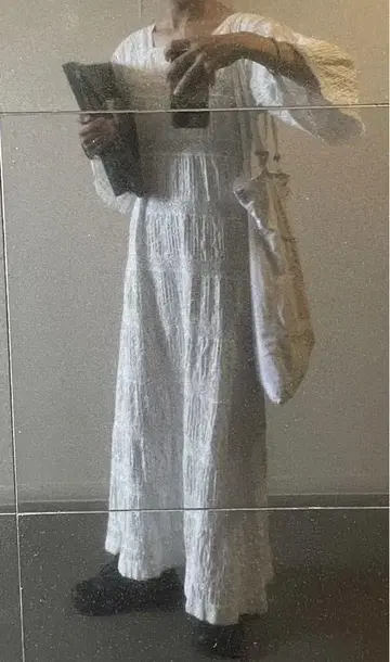 빈티지 80년대 레이스 롱 원피스