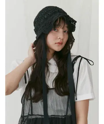 시스루 프릴 햇