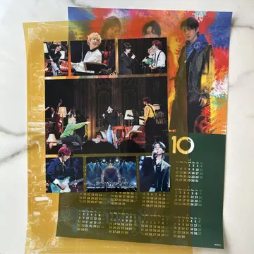 Mrs. GREEN APPLE 10 특전 클리어 달력 클리어 포스터
