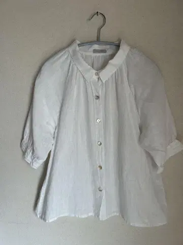 fog linen 웍스 린넨 블라우스