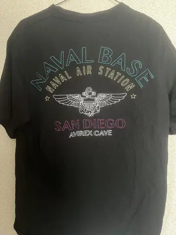 아비렉스 CAVE NAVAL BASE 티셔츠 L 사이즈