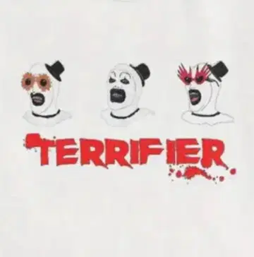 Terrifier 테리파이어 티셔츠 호러 영화 할로윈 스릴러 레어