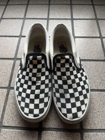 Vans 체커 패턴 슬립온