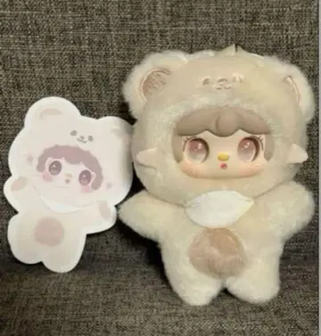Yooki Bear V4 mini 봉제 인형 크림 마스코트