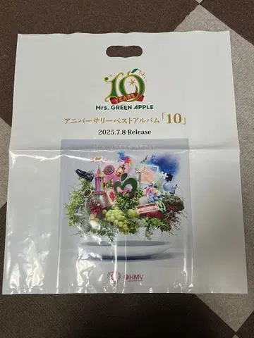 Mrs. GREEN APPLE 쇼핑백 HMV 혜택