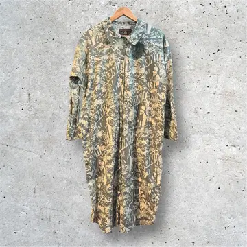 Hysteric Glamour 디지털 카모플라주 패턴 긴팔 셔츠 원피스