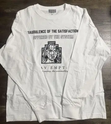 CAV EMPT 화이트 롱 티셔츠 M 화이트