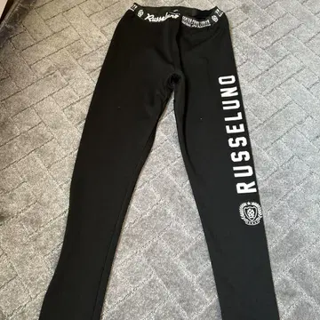 Russeluno 블랙 레깅스 F 사이즈