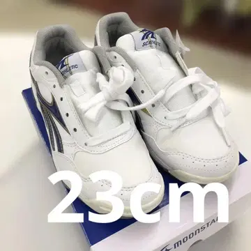 moonstar 스니커즈 화이트/네이비/골드 23cm