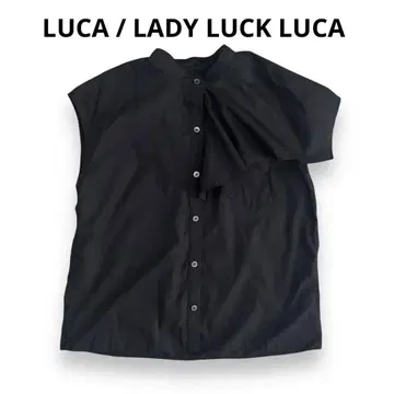 LUCA / LADY LUCK LUCA 비대칭 블라우스 블랙