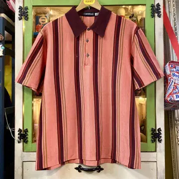 90's 이탈리아제 빈티지 POLO 스트라이프 셔츠 L 사이즈 레트로