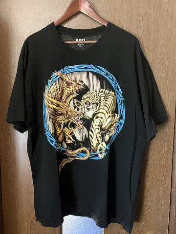 RED ROCK OF THE T-SHIRTS XL 드래곤 타이거