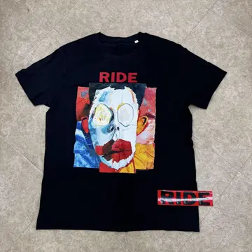 스티커 포함 RIDE 밴딩 티셔츠 nowhere 라이드 마이 브라