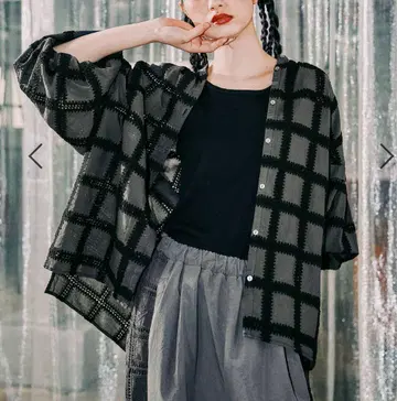 니코앤드 [MODE NORM CORE] 엠블로 보일 밴딩 셔츠 블랙
