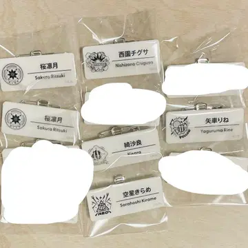 니지산지 니지 페스티벌 네임 배지 E 그룹