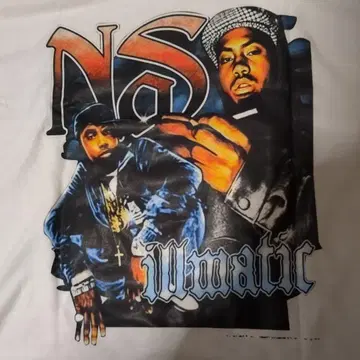 NS illmatic 티셔츠 화이트