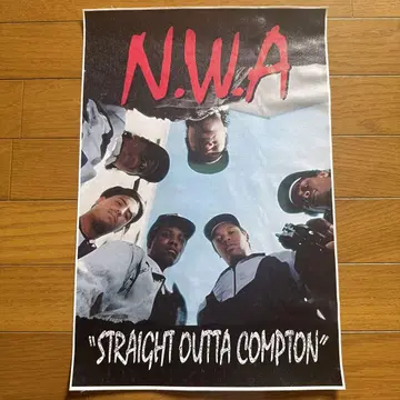 N.W.A STRAIGHT OUTTA COMPTON 캠퍼스 원단 포스터