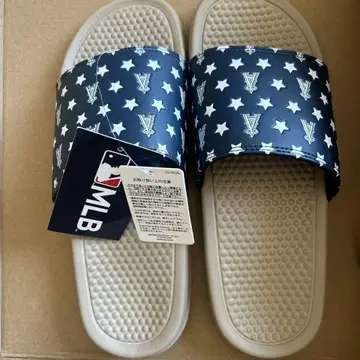 MLB 별 패턴 비치 샌들 LL 사이즈 네이비 25-26cm