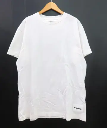 IL SANDER+ 질 샌더 티셔츠 남성용 반팔 로고 라벨