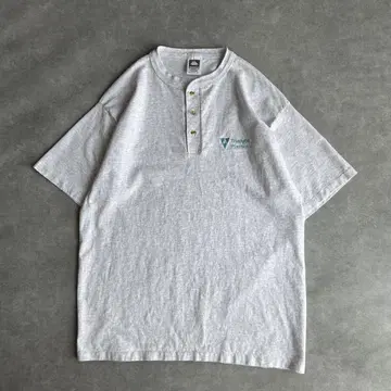 90s 앤빌 헨리넥 티셔츠 USA제 싱글 스티치