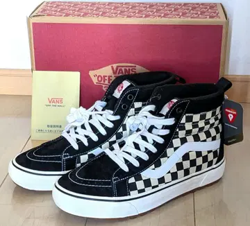 새상품 VANS Sk8-Hi Mte-1 스케이트 하이 체커 27.5cm