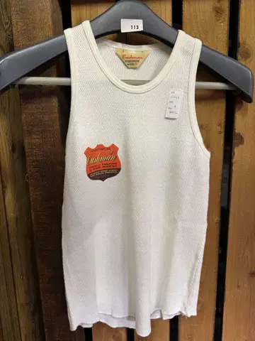 데드스탁 Cushman 탱크탑 S 화이트