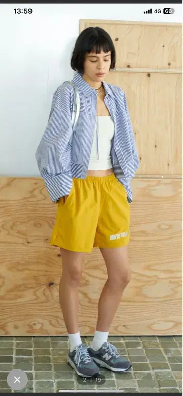 새상품 NB 하프 팬츠