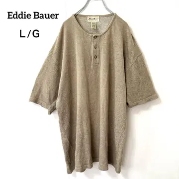 90s Eddie Bauer 에디 바우어 [L/G] 헨리넥 반팔