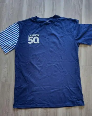 LAWSON 50주년 기념 티셔츠 네이비