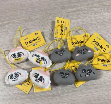 응메네코 봉제 인형 페이스 마스코트 전 8종 세트
