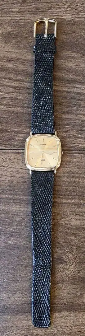 CITIZEN EXCEED 손목시계 골드/블랙
