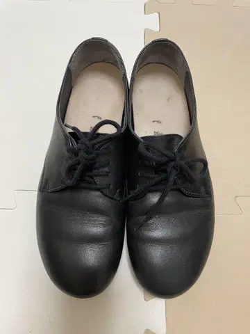 버켄스탁 손더스 가죽 신발 블랙 23cm