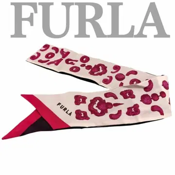 FURLA 훌라 밴딩 스카프 실크 100% 이탈리아제