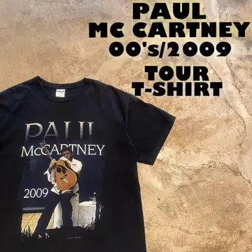00's/2009 PAUL MC CARTNEY 락 음악 투어 티셔츠