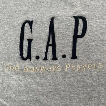GAP 패러디 JESUS 티셔츠 00's