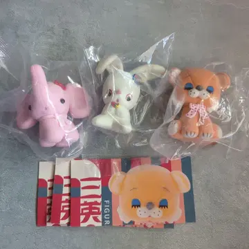 산에이 봉제 인형 피규어 컬렉션 플로키 3종 가챠