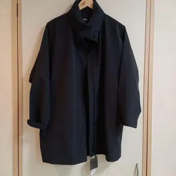 유니클로 UNIQLO 블록 테크 하프 코트 미사용 새상품