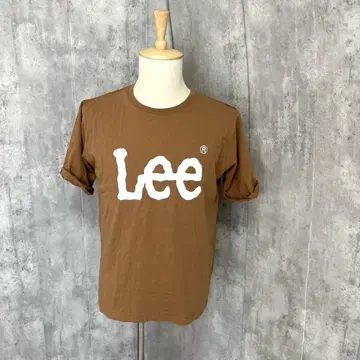 Lee 로고 프린트 티셔츠 심플 캐주얼 예쁜