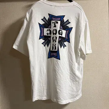 DOGTOWN 티셔츠 M 사이즈 화이트