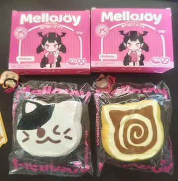 Mellojoy DIYJOJO 스퀴즈 냥코족 토스트 시리즈