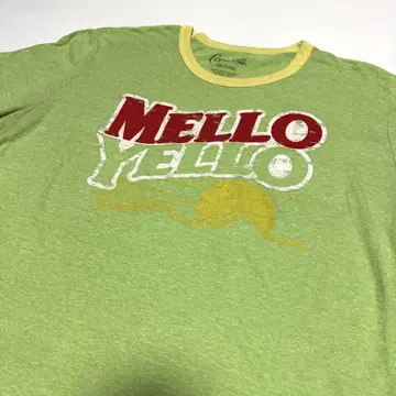 2XL MELLO 티셔츠 코카콜라 그랑지 남성용 구제 의류 서퍼