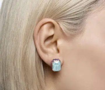 스와로브스키 swarovski Chroma 옥타곤 귀걸이