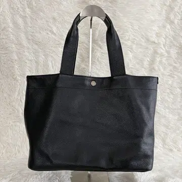 새상품급 TOPKAPI 탑카피 토트백 주름 가죽 블랙 검정 A4